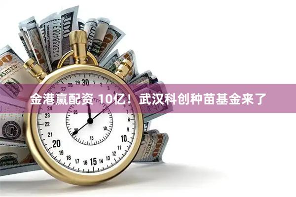 金港赢配资 10亿！武汉科创种苗基金来了